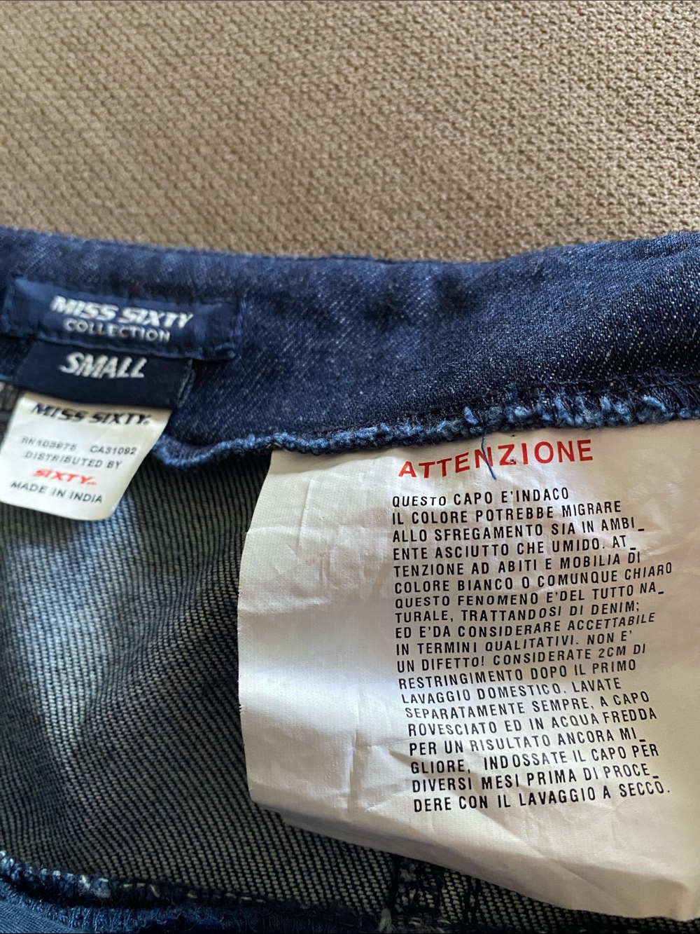 Miss Sixty Dark Blue Men’s Slim Jeans
